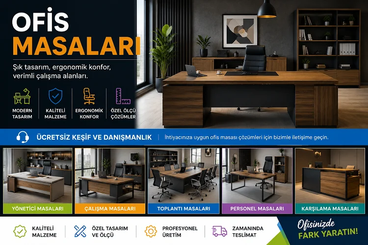 İzmir Ofis Masaları Kısa Kılavuz
