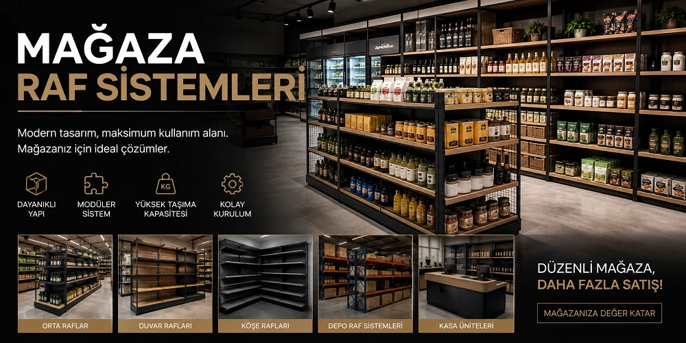 İzmir Mağaza Raf Sistemleri