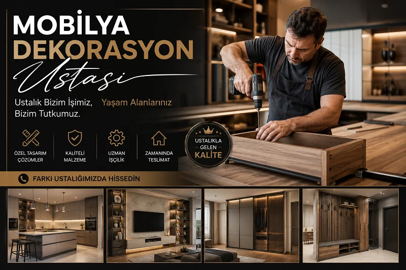 İzmir Mobilya Dekorasyon Ustası