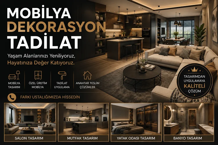 İzmir Mobilya Dekorasyon Tadilat