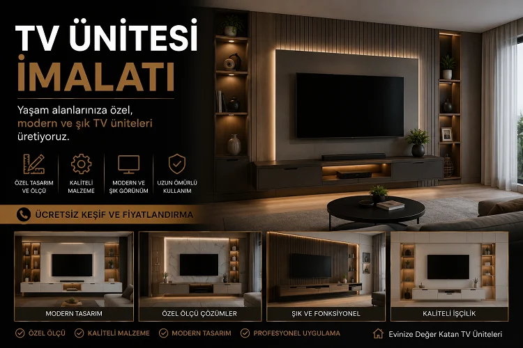 İzmir TV Ünitesi İmalatı